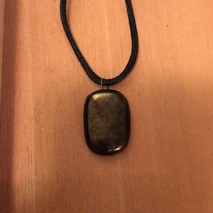 Handmade Dichroic Glass Necklace
